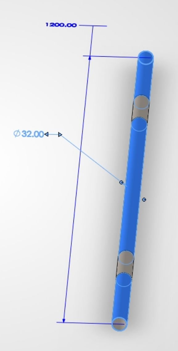 Improved pull-up bar geometry