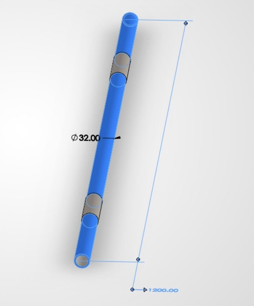 Original pull-up bar CAD model